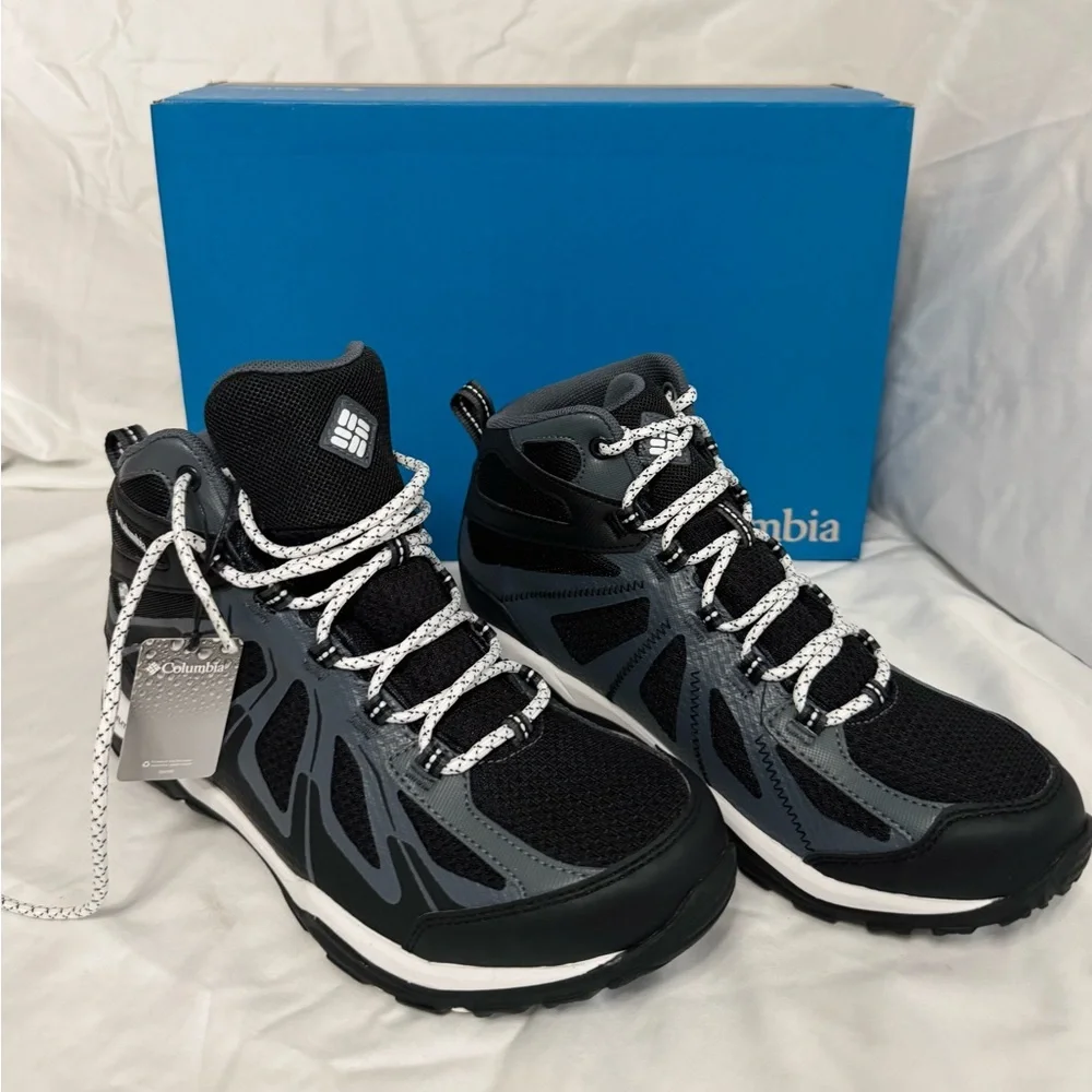 Columbia Black and Gray Athletic Trail Shoes
